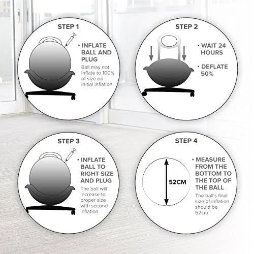Balance Ball Chair with Swivel Q301