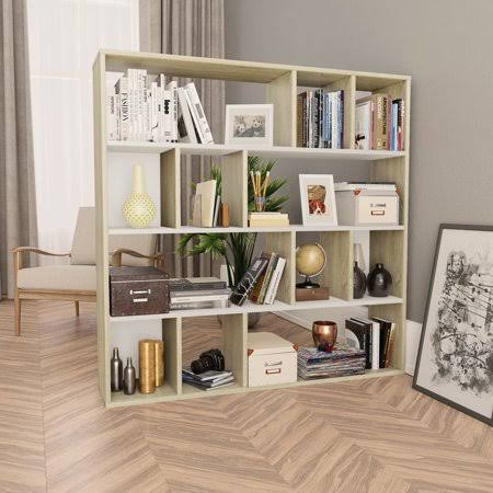 Wooden Bookcase with Open Shelves, Brown A32380