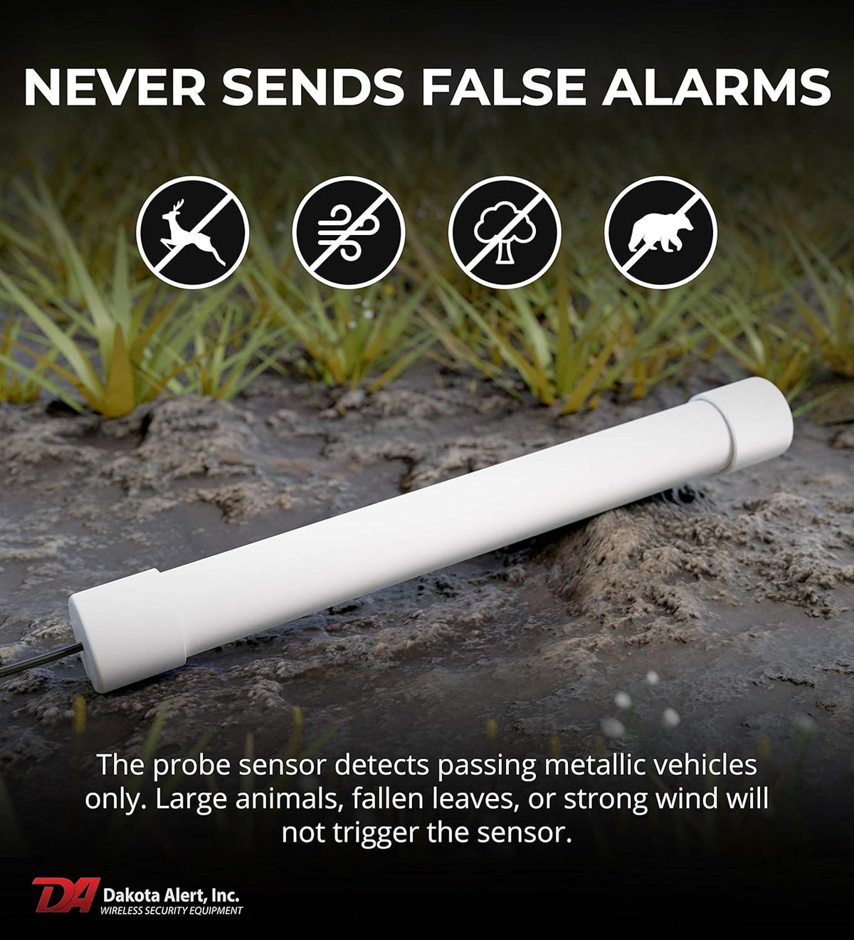 MURS Alert Probe Sensor Metal Detecting Wireless Transmitter with 50-FT Direct Burial Cable A84246