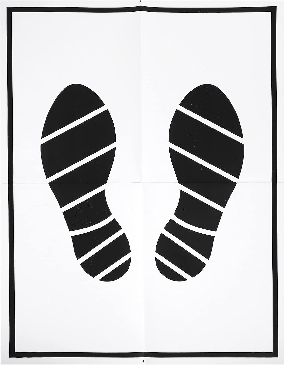 50Pcs Disposable Paper Foot Mats I85654