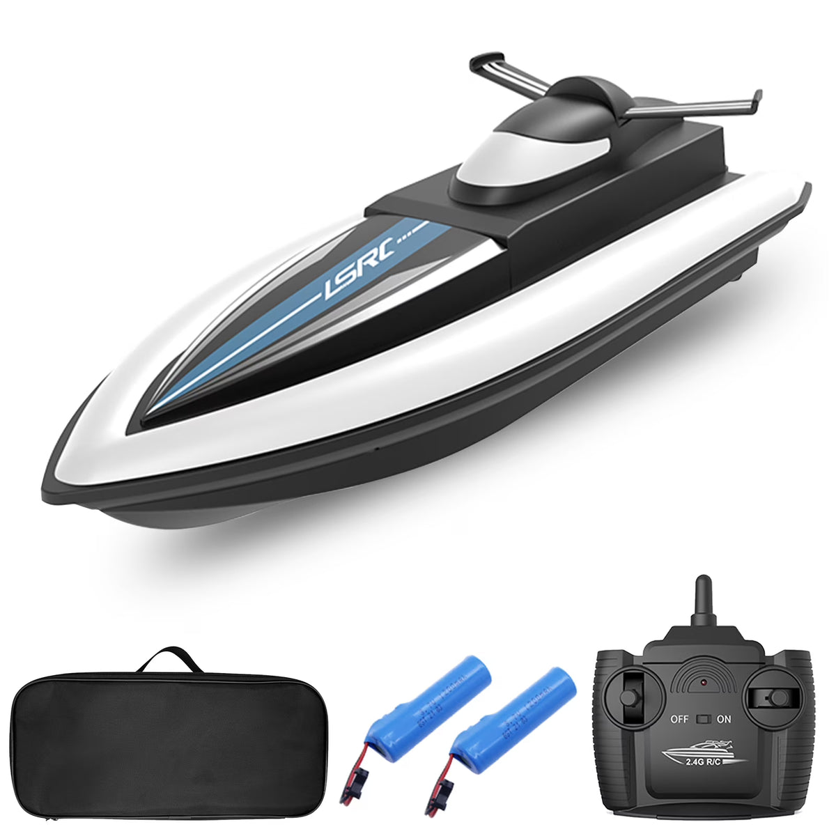 RC Boat Remote Control Boat 2.4GHz Waterproof C861669