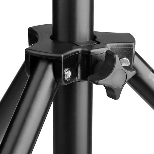 Pack of 2 Heavy-Duty Light Stand (Black, 13') H714652