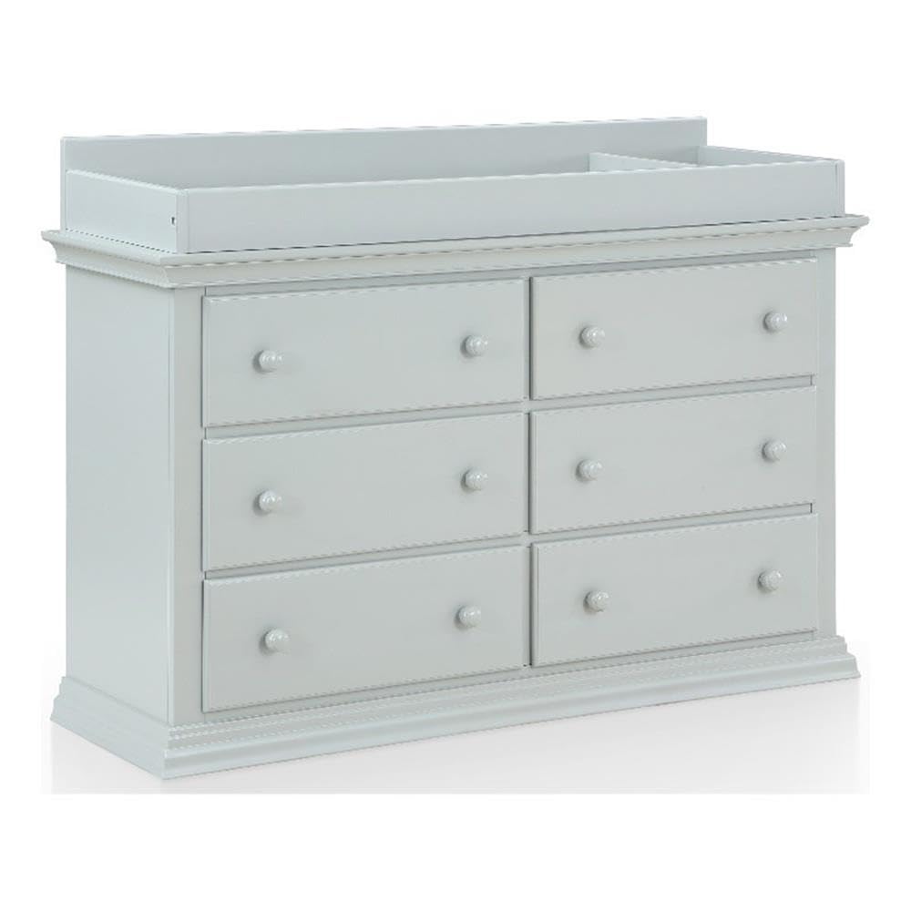 Gray Double Dresser with Six Drawers V90658