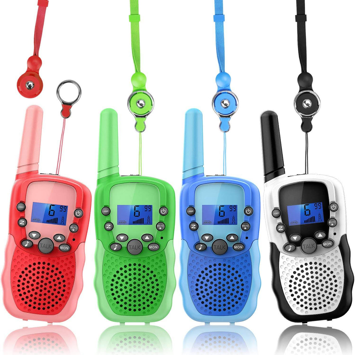 4 Pack Childrens Walkie Talkie with Flashlight B1232