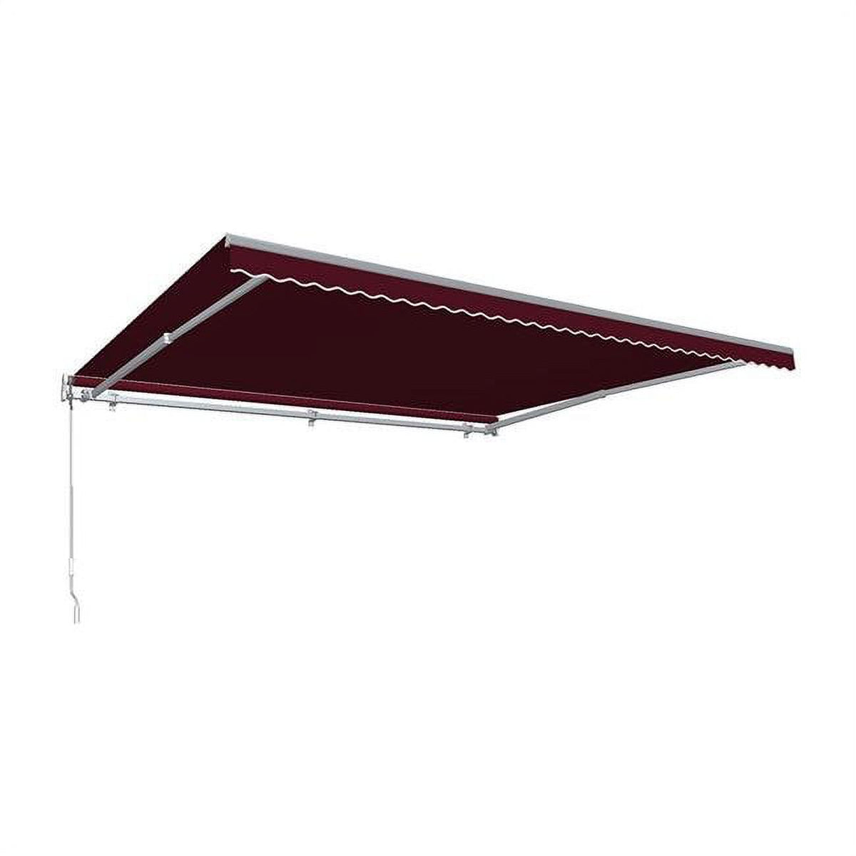 Burgundy Retractable Awning with Remote N191