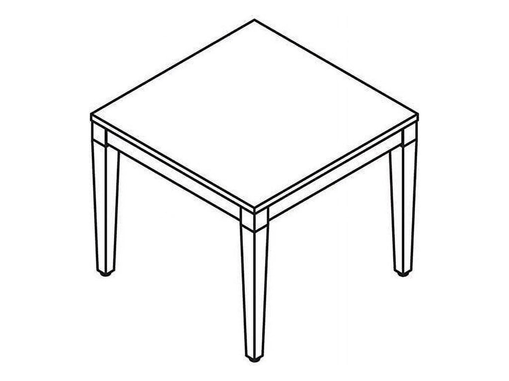 Wood Corner Table Mahogany R138820