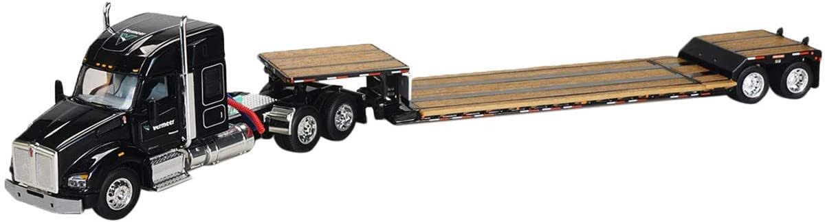 1:64 Diecast Tractor Truck with Lowboy Trailer U723