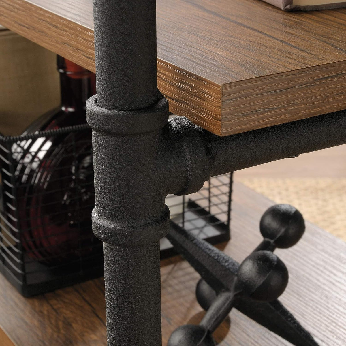 Multi-Purpose Cart, Checked Oak Finish Q362