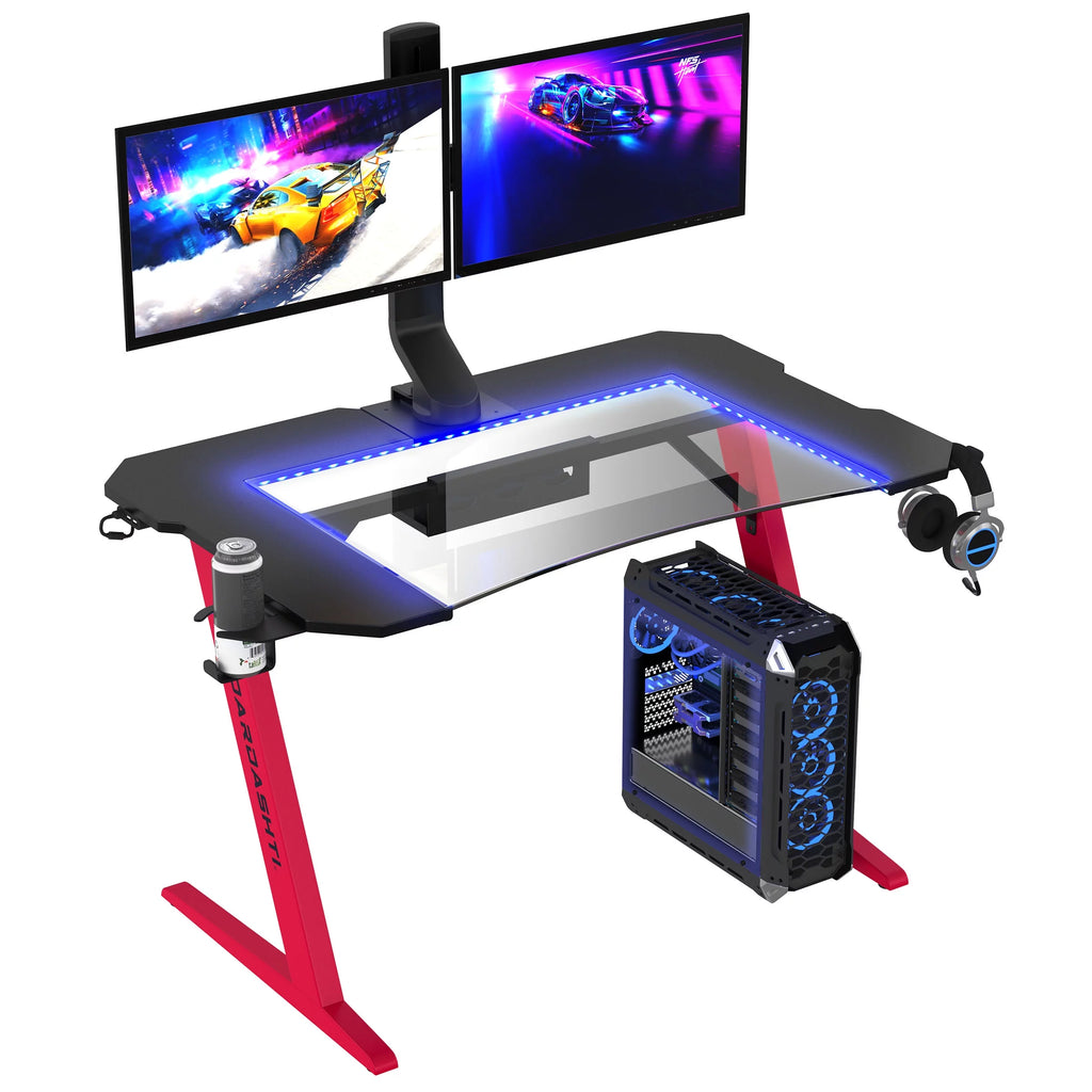 Ruby Red Gaming Desk A190059