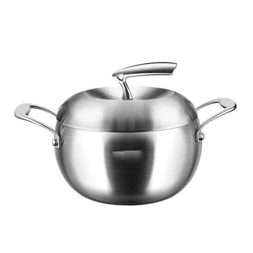 Stainless Steel Stock Pot Soup Sauce Pan Cooking Pots Lids Cover Stockpot Pans T90614