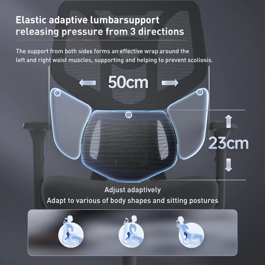 Black Ergonomic Mesh Office Chair X211