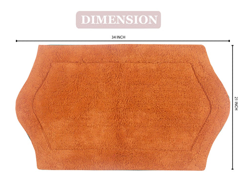 100% Cotton Tufted Non-Slip Bath Rug 21"x34" E401