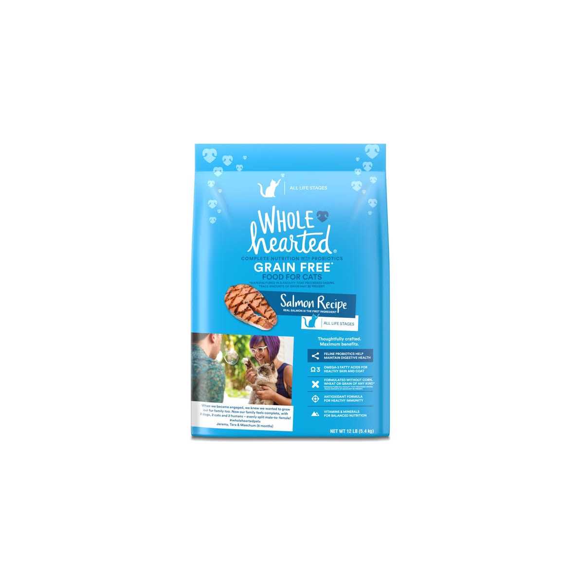 Grain Free Salmon Formula Dry Cat Food X885