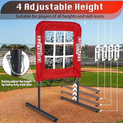 9 Hole Pitching Net with Strike Zone O1959