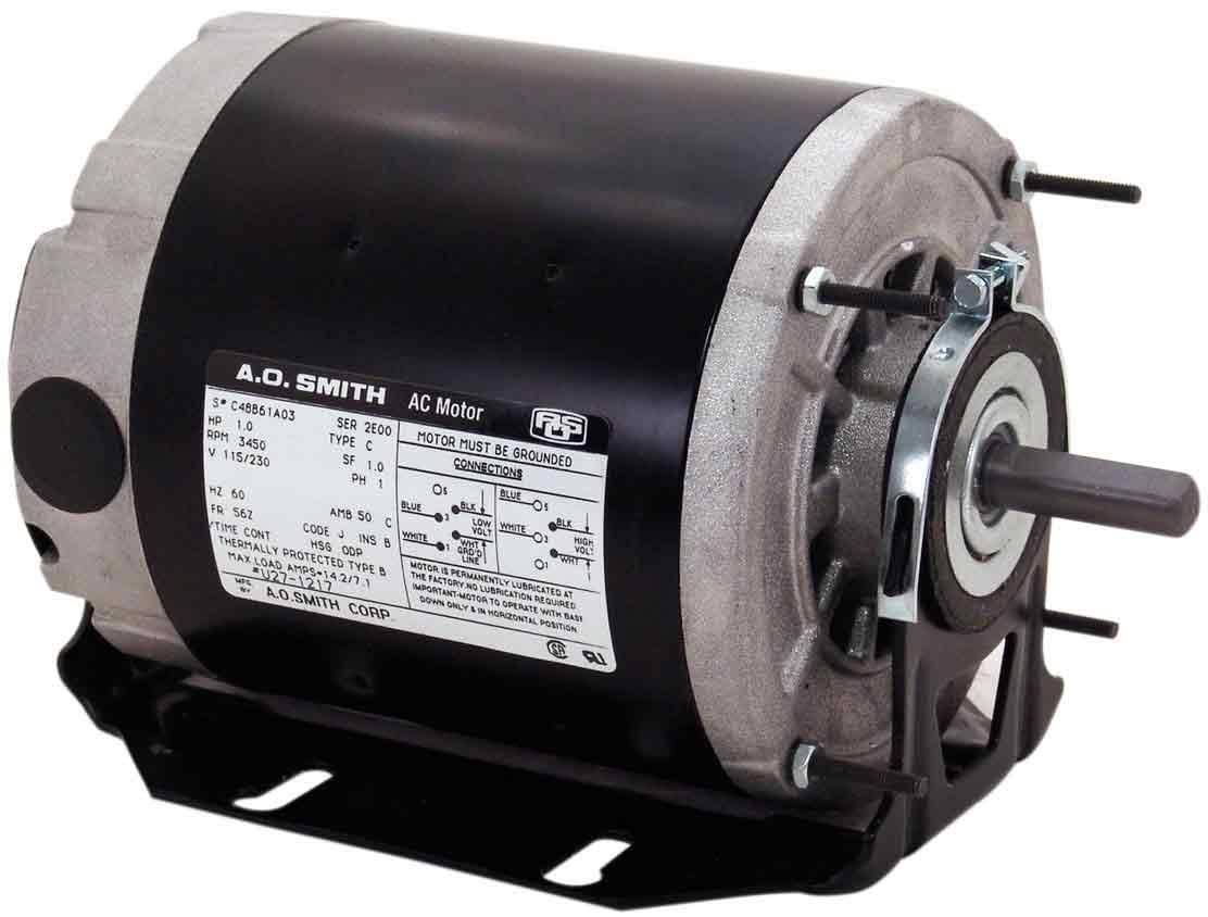 Motor, Split Ph, 1/3 HP, 1725, 115V, 56Z, TEAO W214233