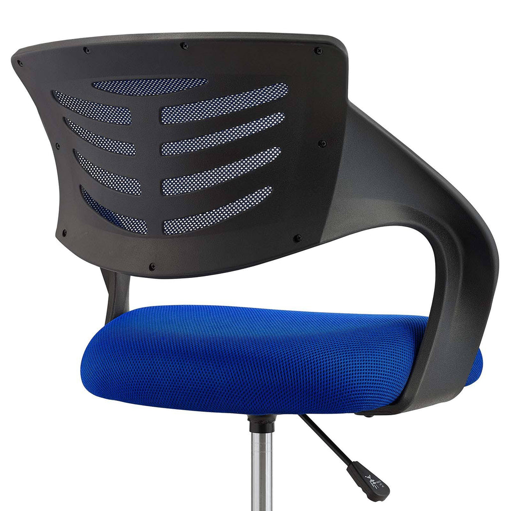 Red Mesh Drafting Chair V986429