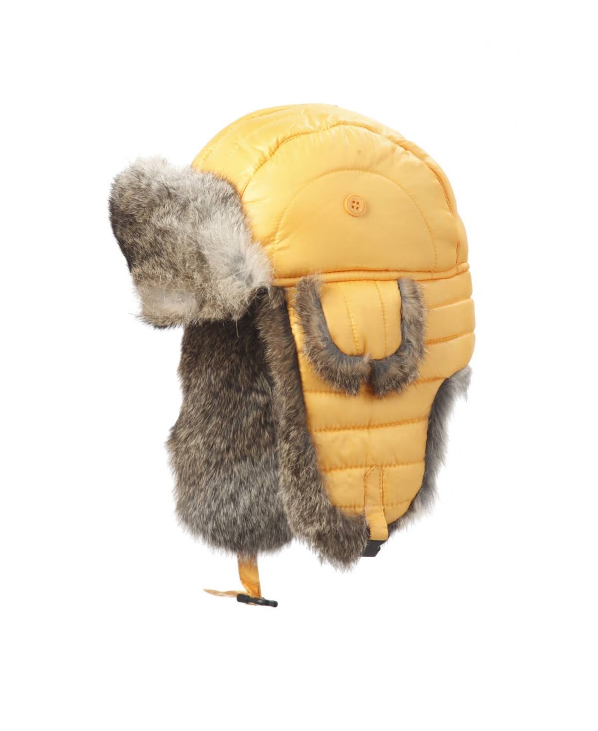 Yellow Natural Nylon Shell Aviator Hat V40100