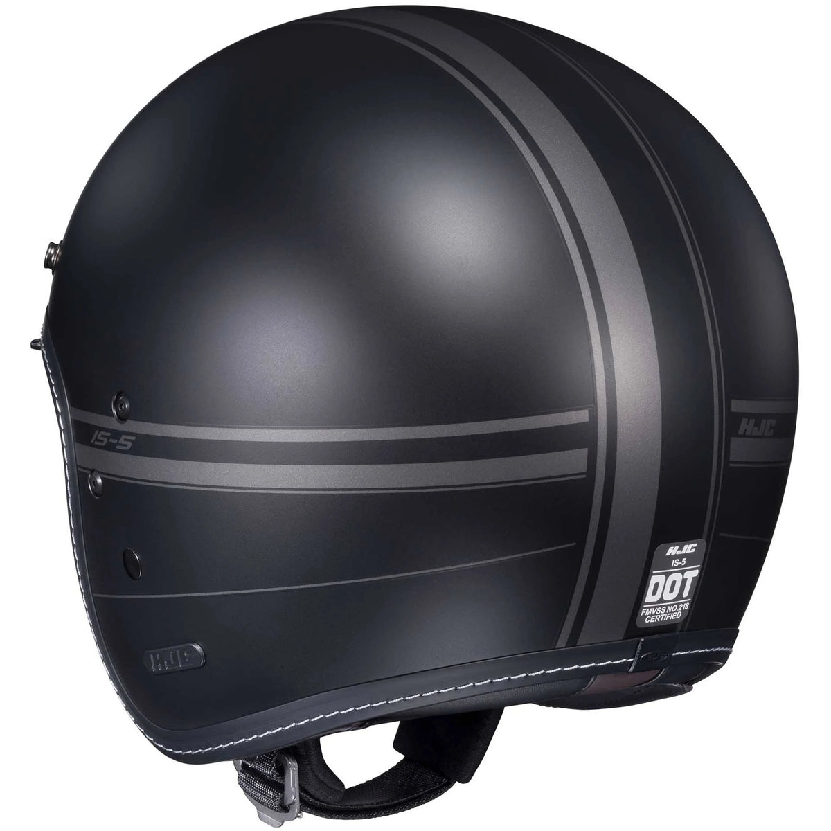 Open Face Helmet in White/Grey, Size XL W852