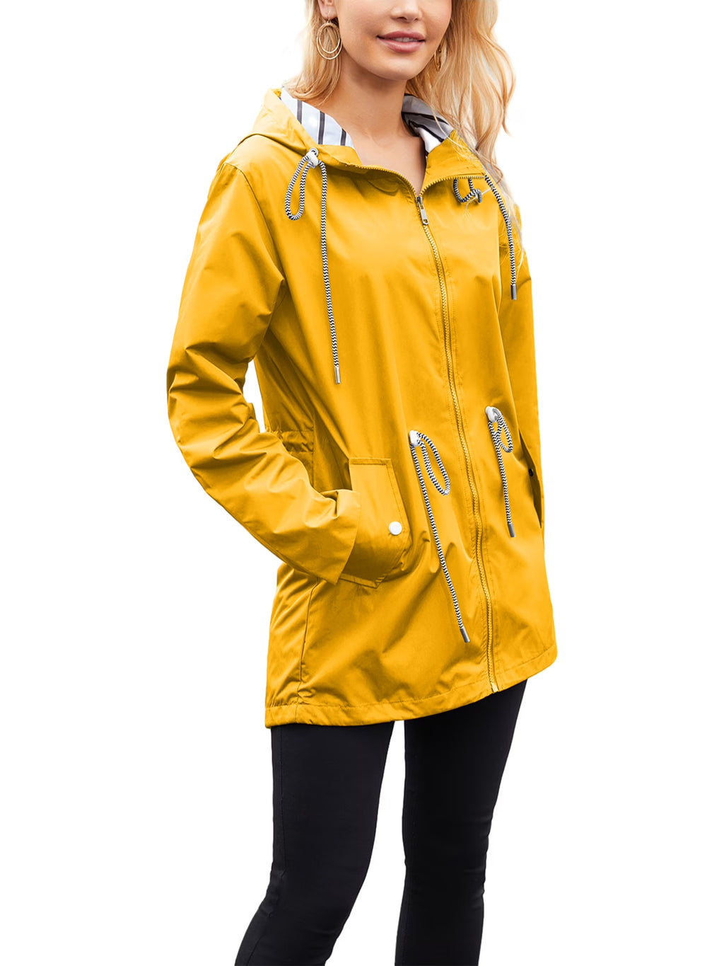 Waterproof SoftShell Winter Ski Jacket with Hood E980760