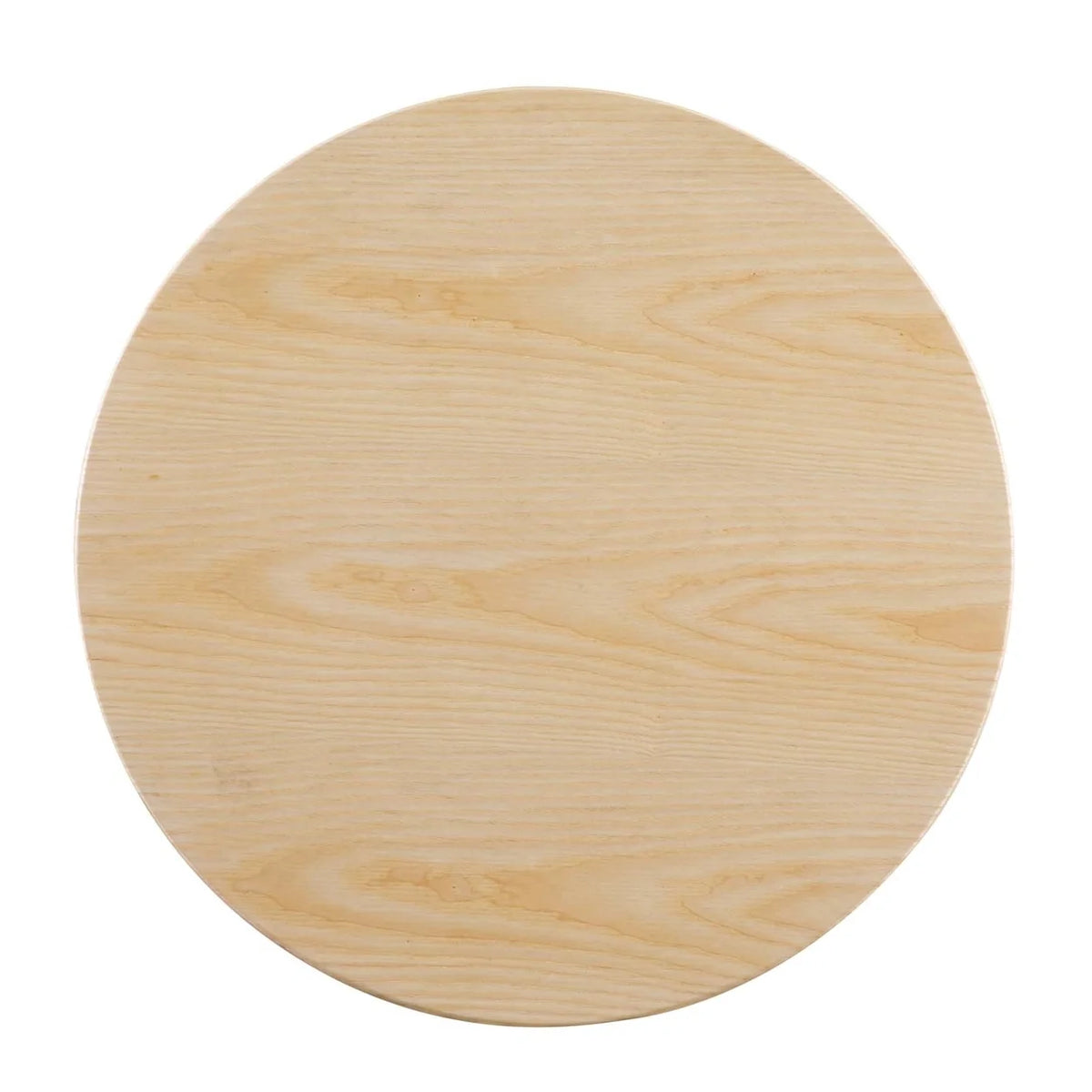 28" Round Wood & Metal Dining Table F39367
