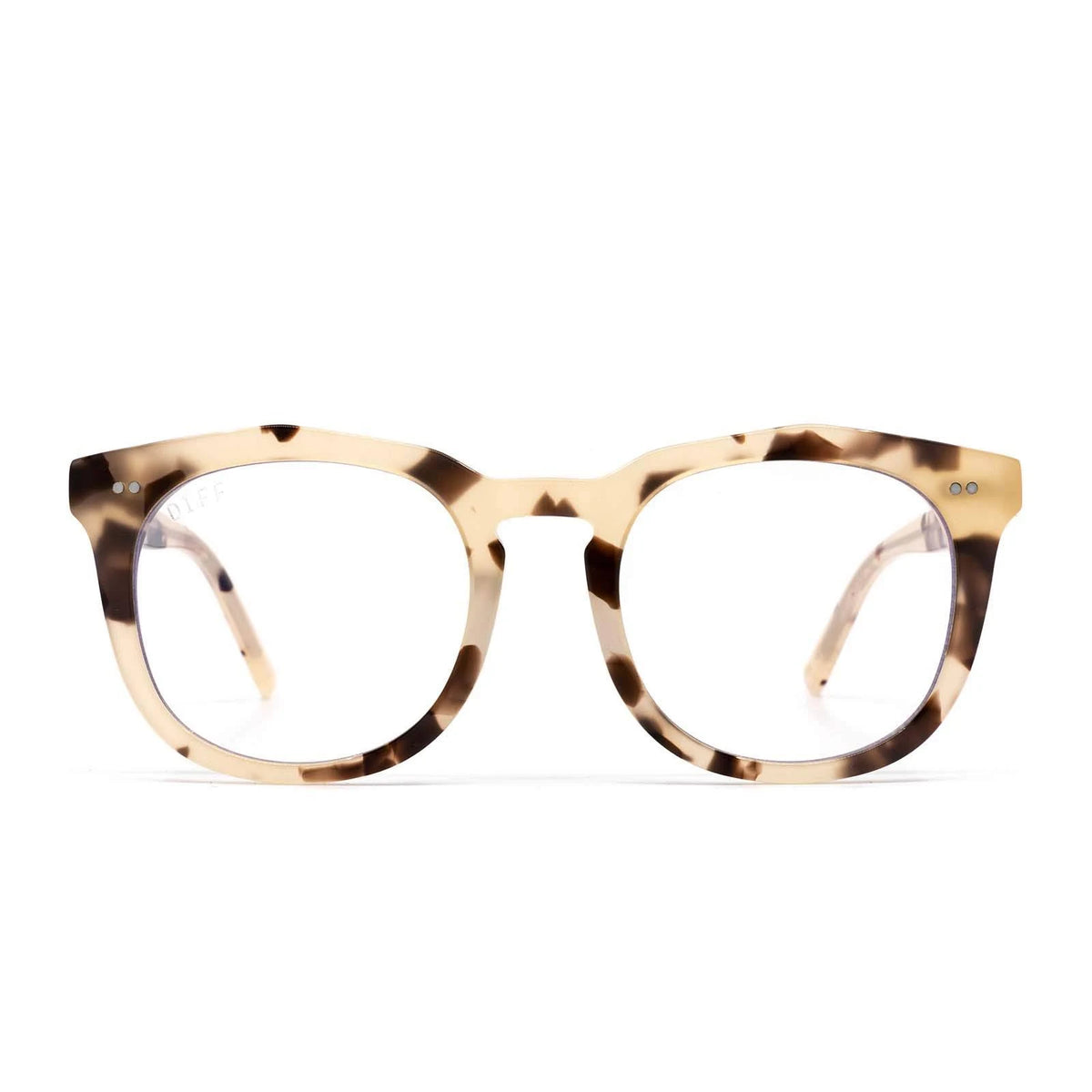 Cream Tortoise Blue Light Glasses Q11617