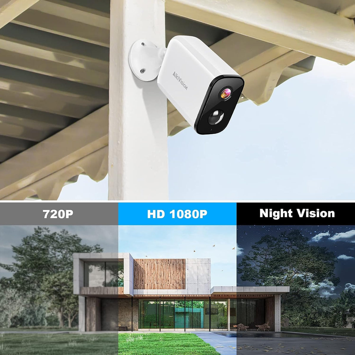 Wireless Rechargeable Battery Powered 1080P WiFi Outdoor Security Camera B47058