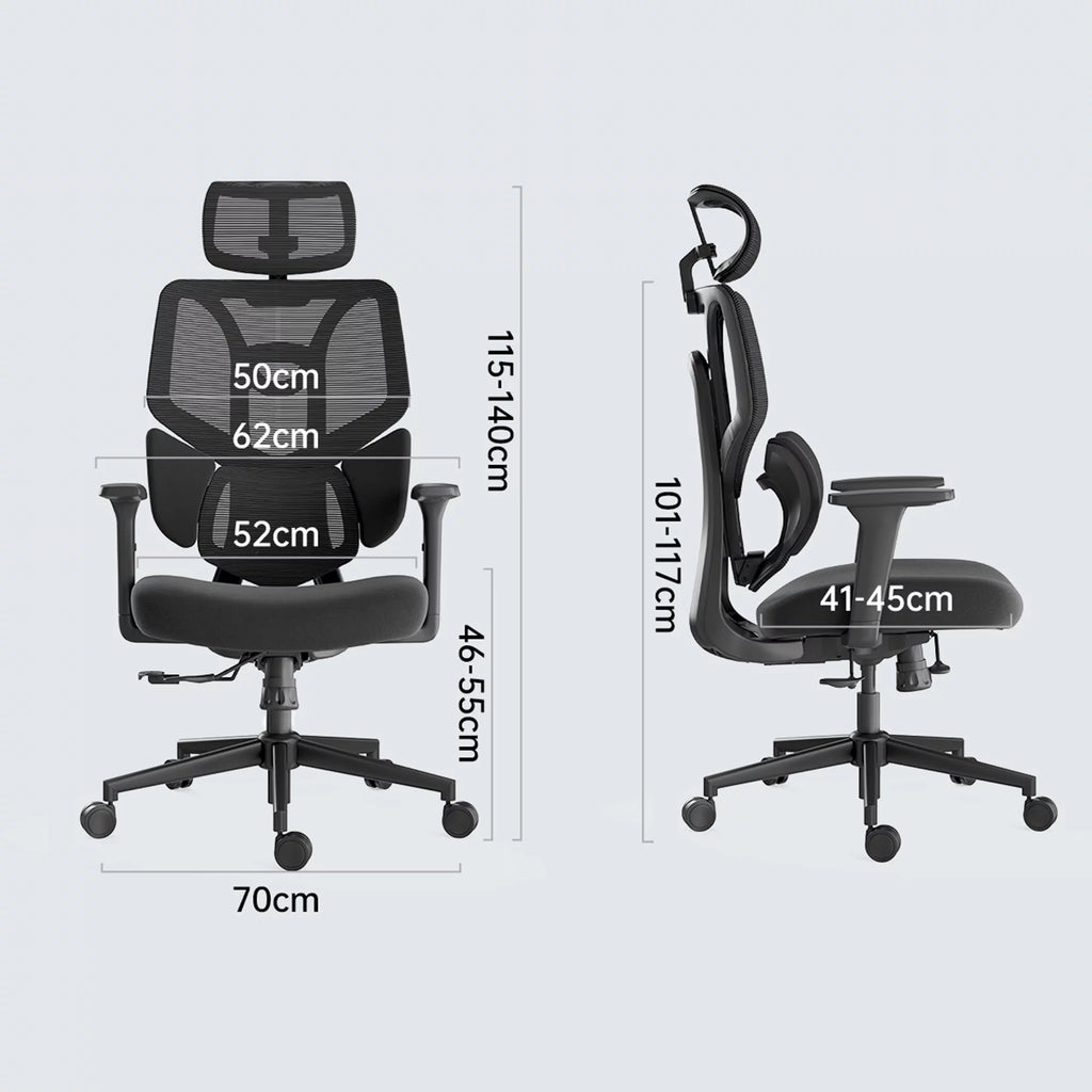 Black Ergonomic Mesh Office Chair X211