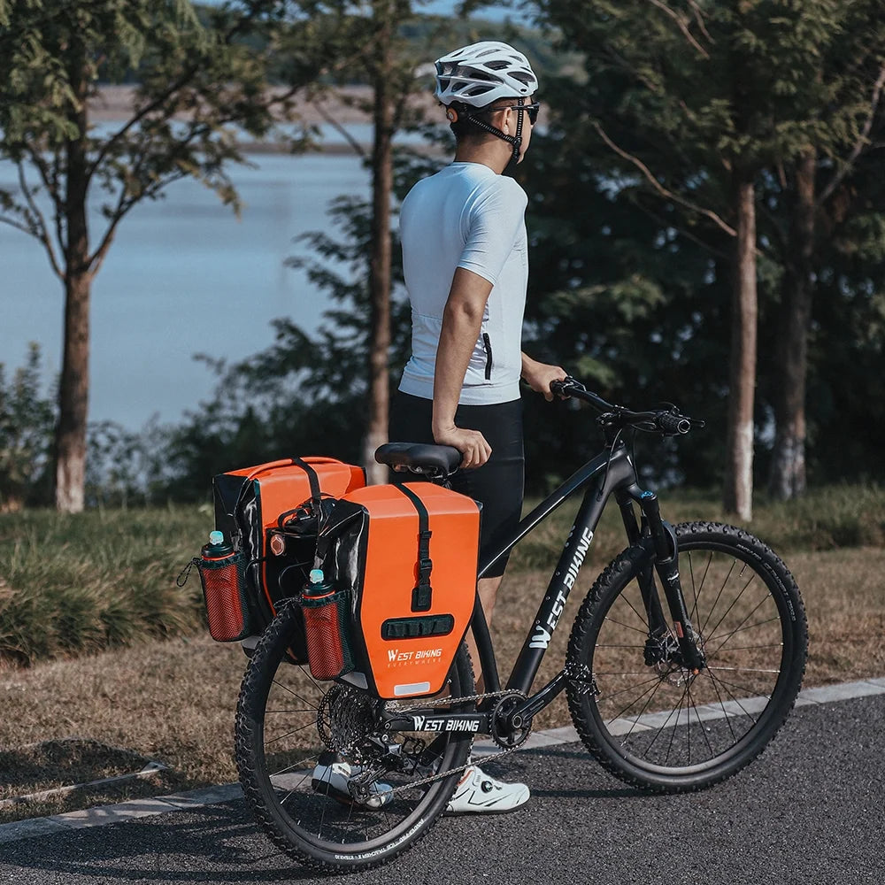 Expandable Bike Rear Seats Bag, Waterproof Cycling Trunk Bag Y2003