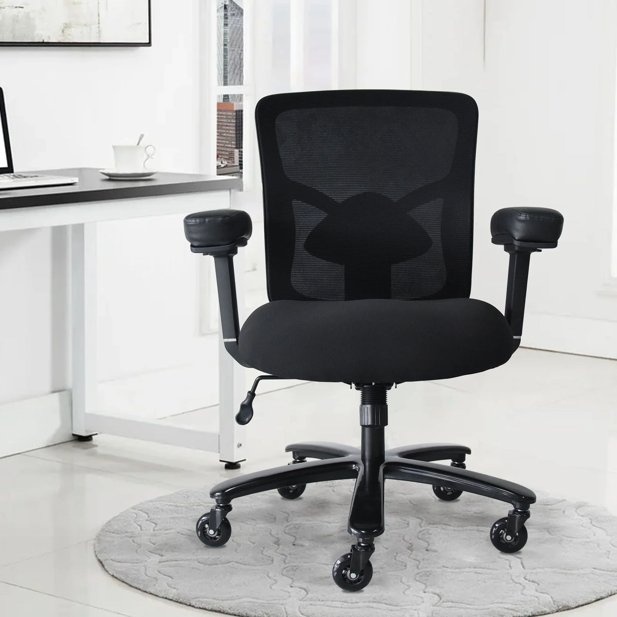 Big and Tall Office Chair with Lumbar Support K6098