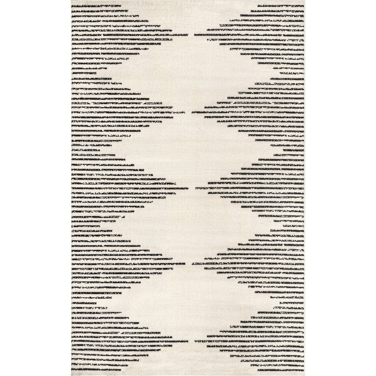 Black Area Rug Z555