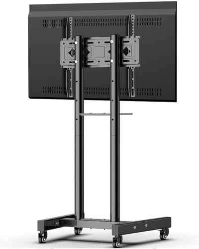 Mobile TV Stand with Wheels for 26-60 Inch Flat Curved TVs C293