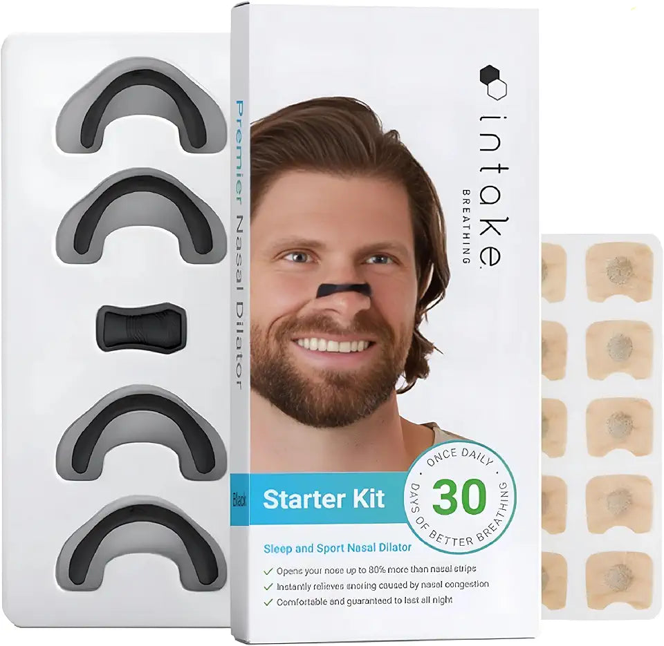 Black 30 Count Nasal Strip Starter Kit S8114