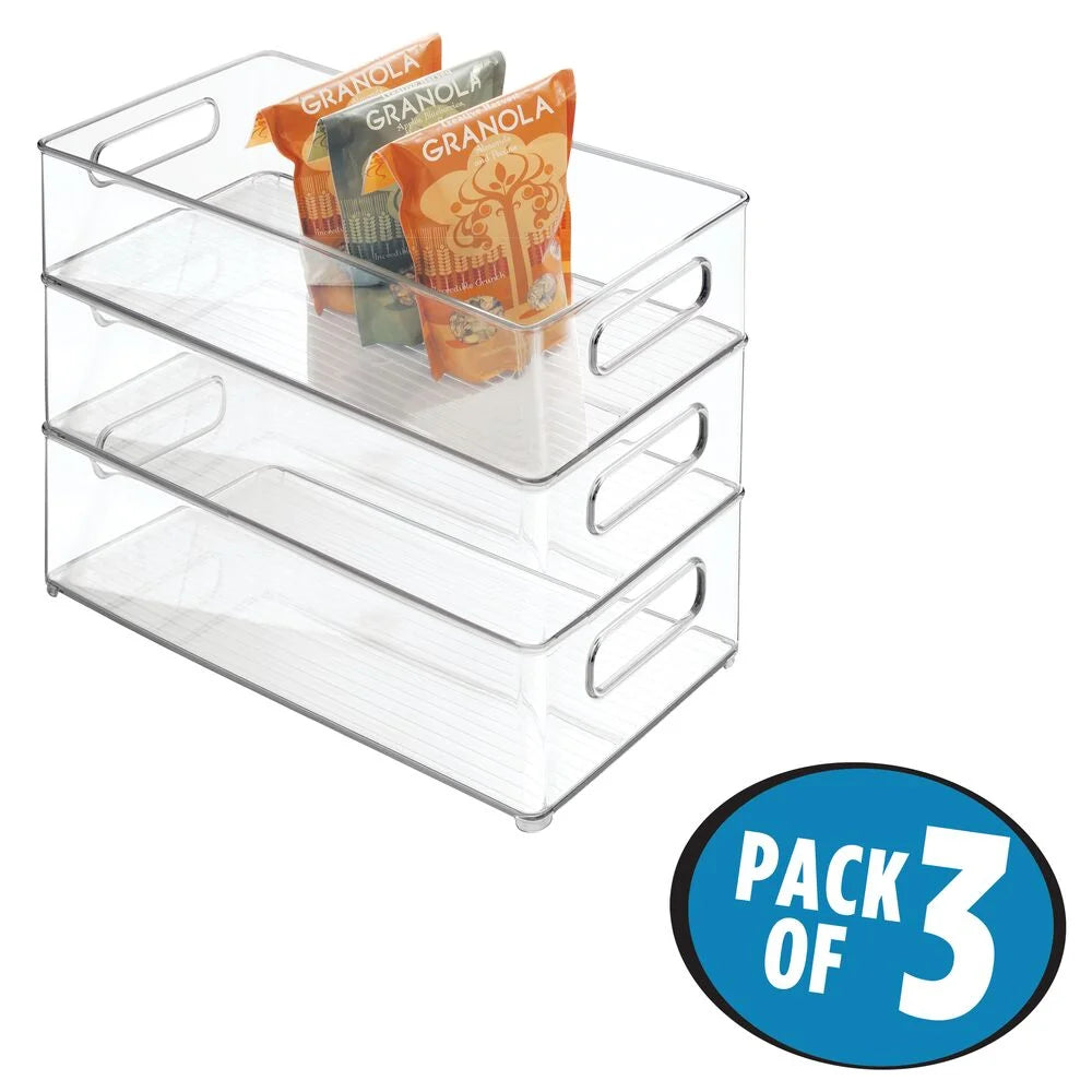 Clear 3 Pack Storage Bins M593631