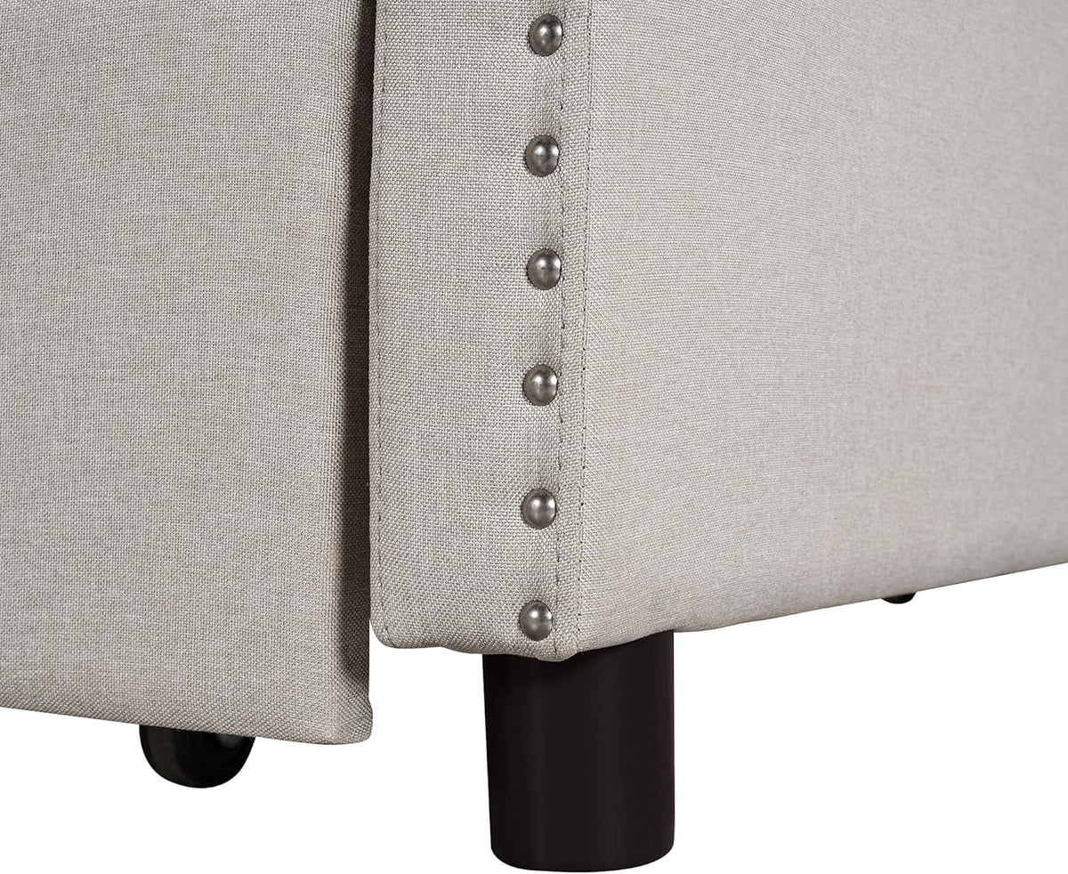 Full Size Upholstered Daybed with Trundle S388