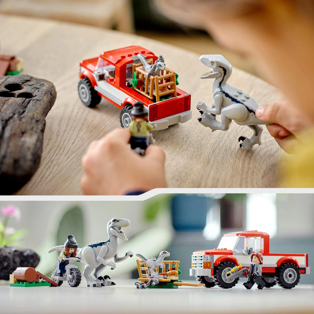 LEGO Jurassic World Dino Combo Pack 66774 Toy Value Pack, 2 in 1 Triceratops and Velociraptor Gift Set, Jurassic World Toy with Dinosaur and Truck Toys, Christmas Gift for Kids Ages 7 and Up I13144