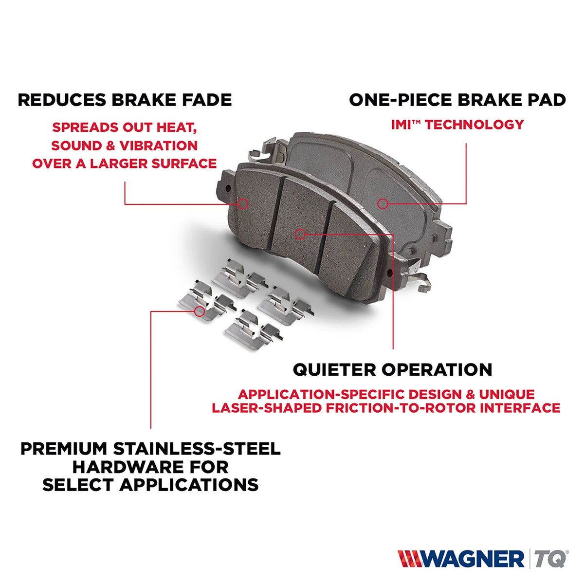 Semi-Metallic Disc Brake Pad Set B2798