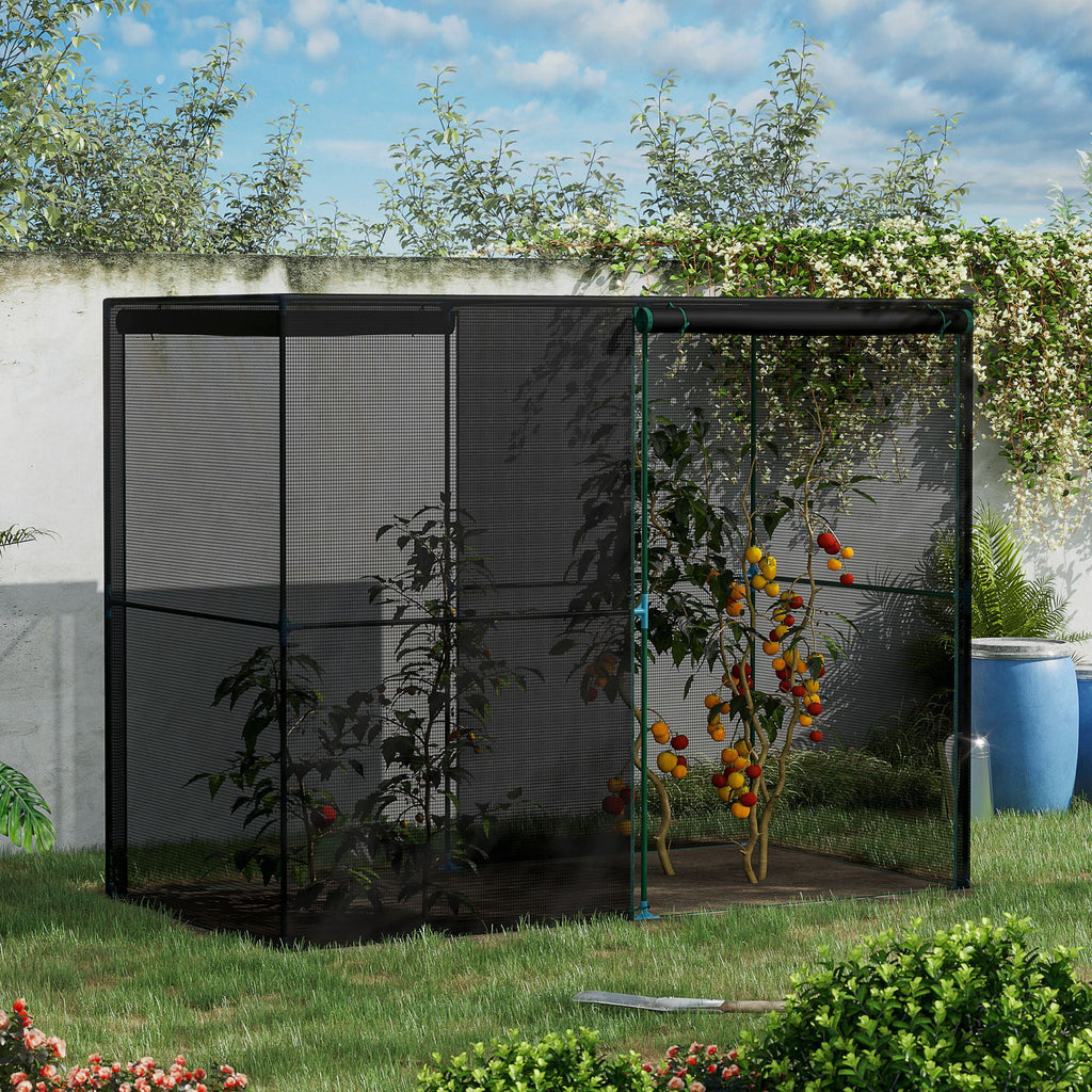 Outdoor Walk-in Crop Cage with HDPE Cover G6872