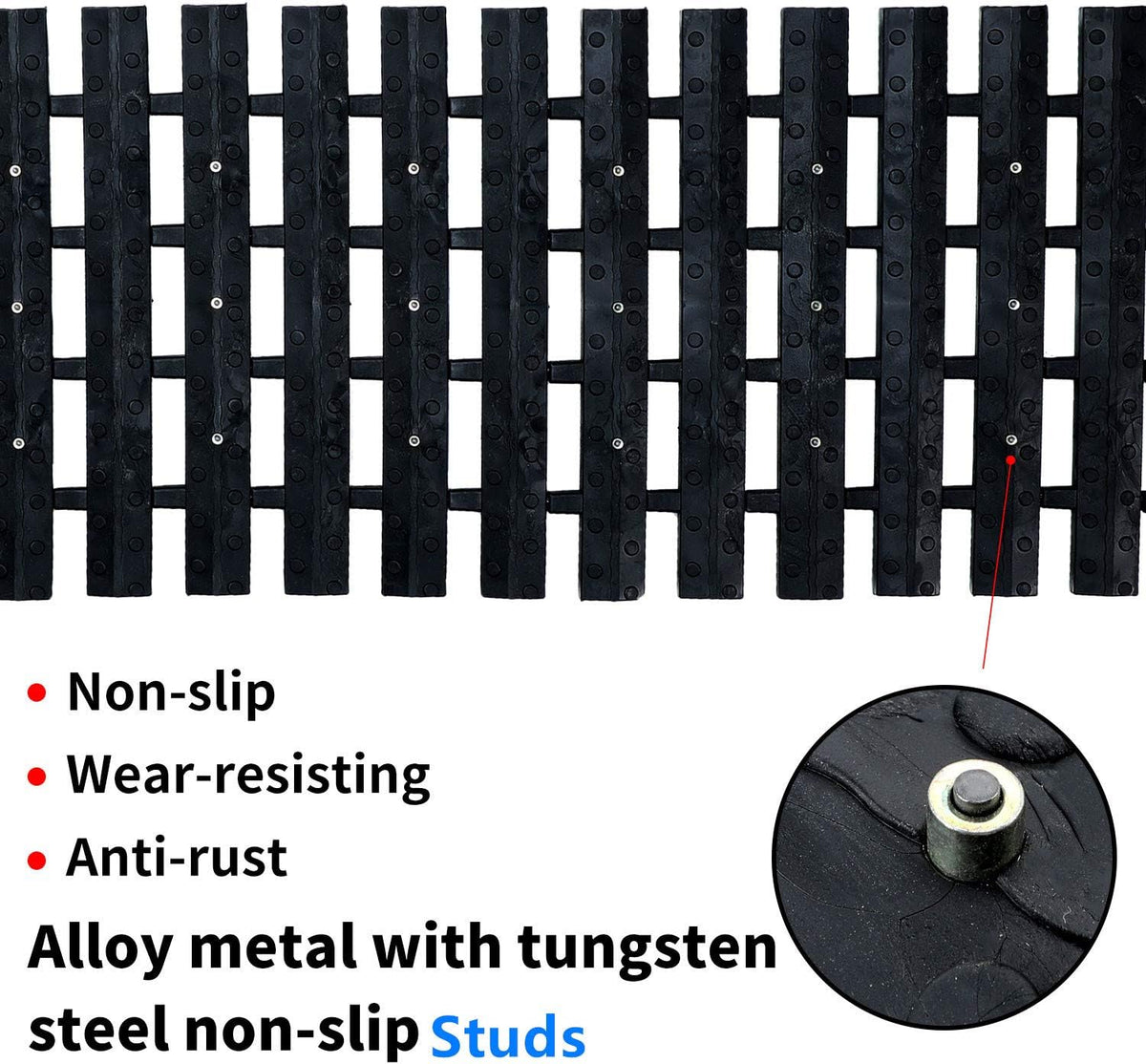 2 pcs Tire Traction Mats 39.3 (L) x 10.8 (W) D843