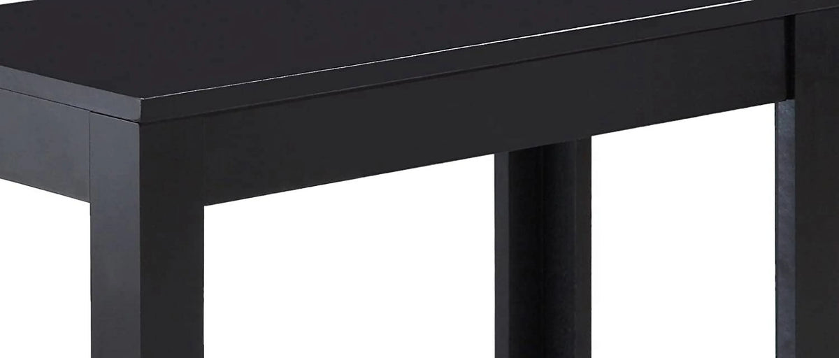 Black Wooden Chairside Table I385