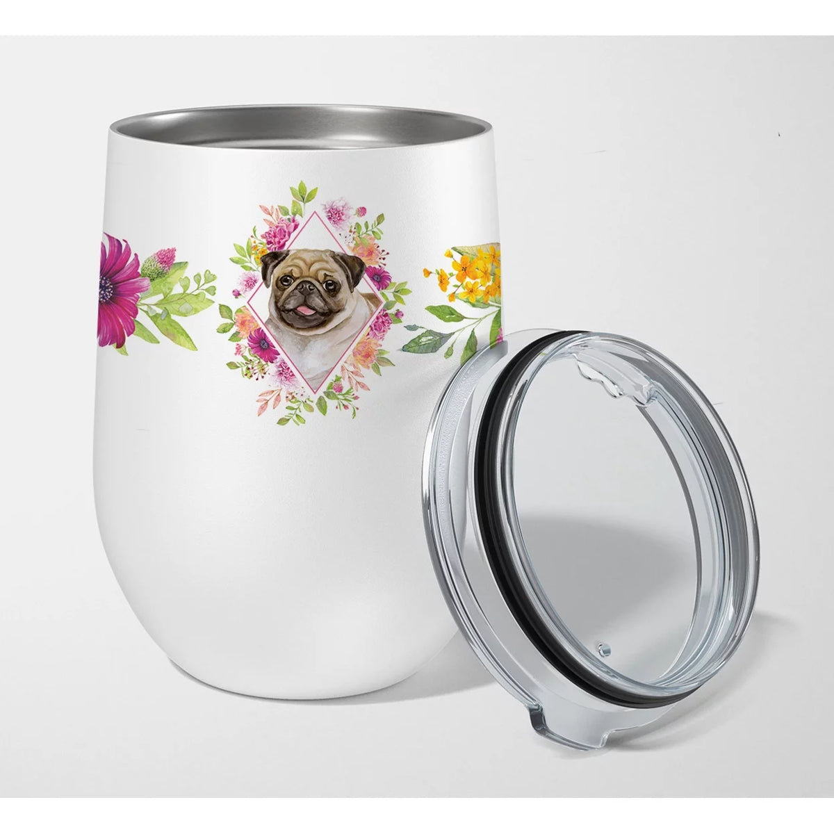 Stainless Steel 12 oz Stemless Wine Glass T152