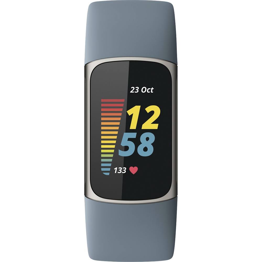Charge 5 Steel Blue/Platinum Q65174