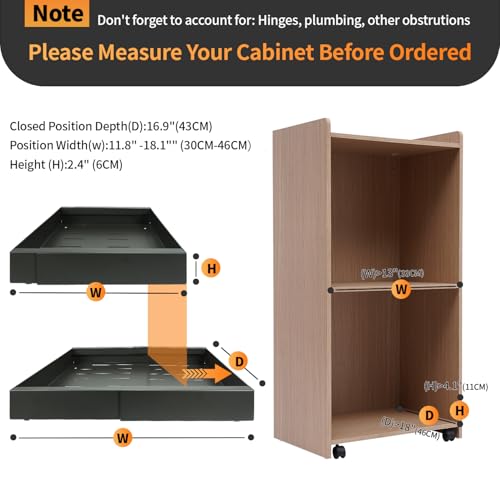 Gray Expandable Heavy Duty Slide Out Drawers B829761