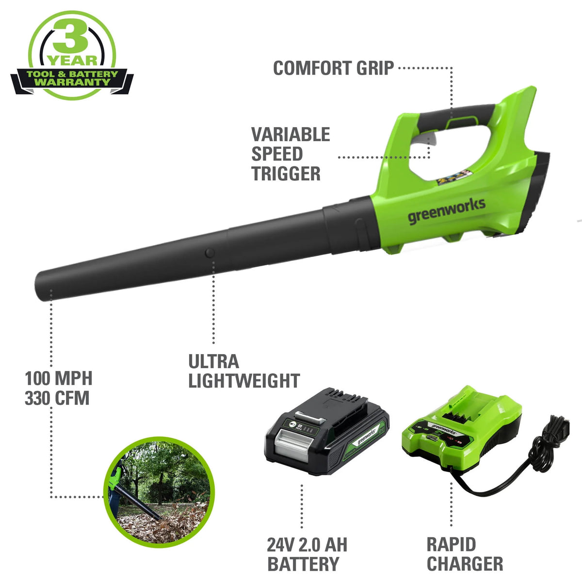 Cordless String Trimmer and Blower Combo U40369