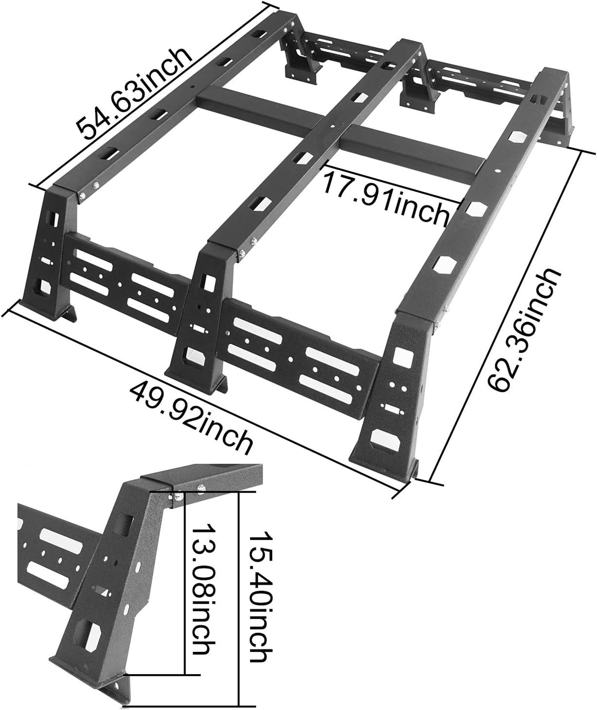 12.9 High Truck Overland Bed Rack Cargo Carrier B874710