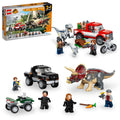 LEGO Jurassic World Dino Combo Pack 66774 Toy Value Pack, 2 in 1 Triceratops and Velociraptor Gift Set, Jurassic World Toy with Dinosaur and Truck Toys, Christmas Gift for Kids Ages 7 and Up I13144
