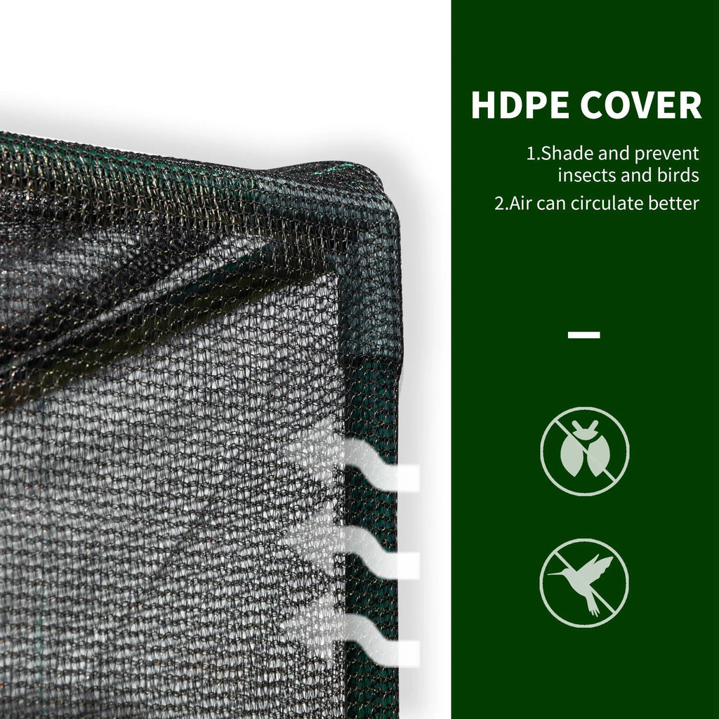 Outdoor Walk-in Crop Cage with HDPE Cover G6872