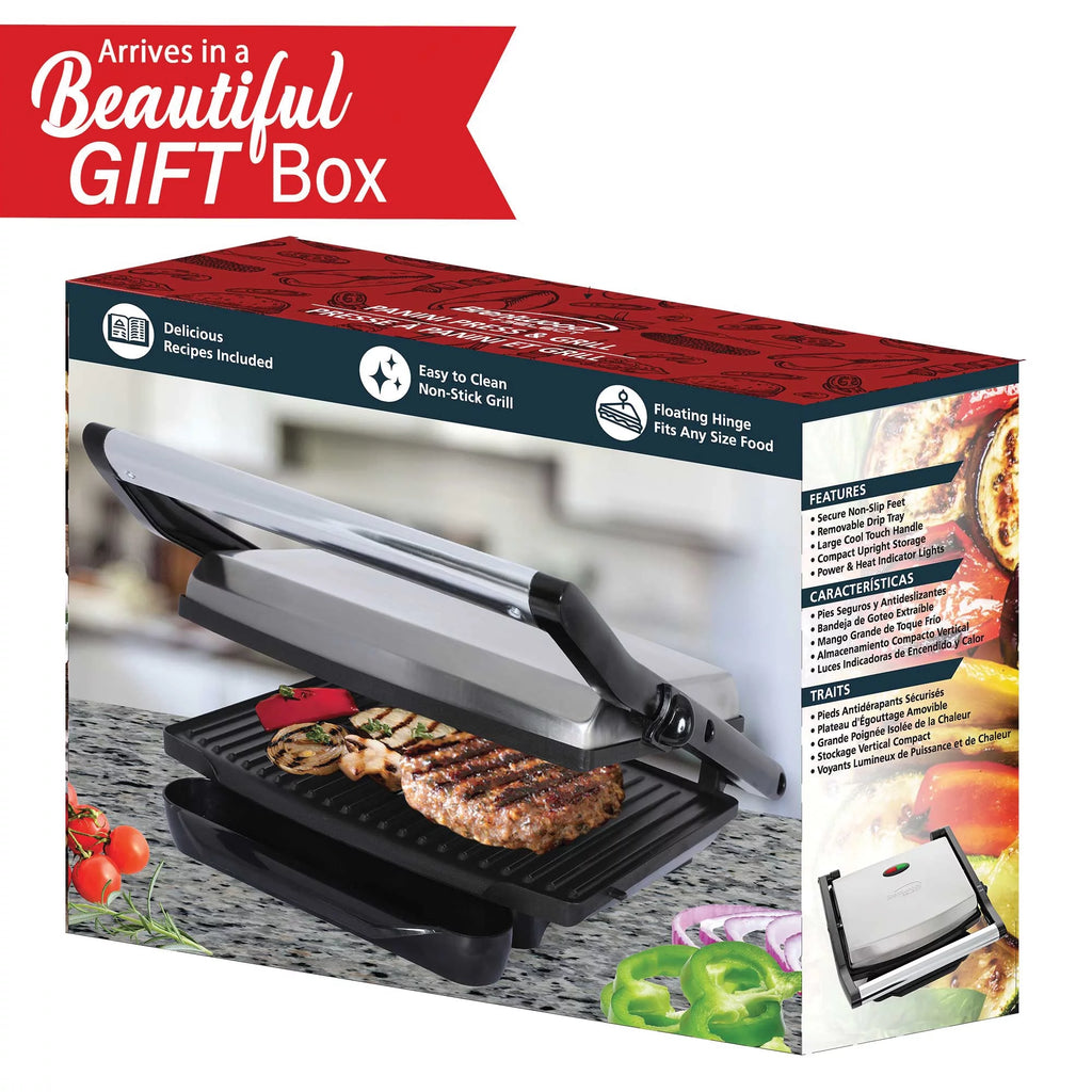 Compact Non-Stick Panini Press and Sandwich Maker R794