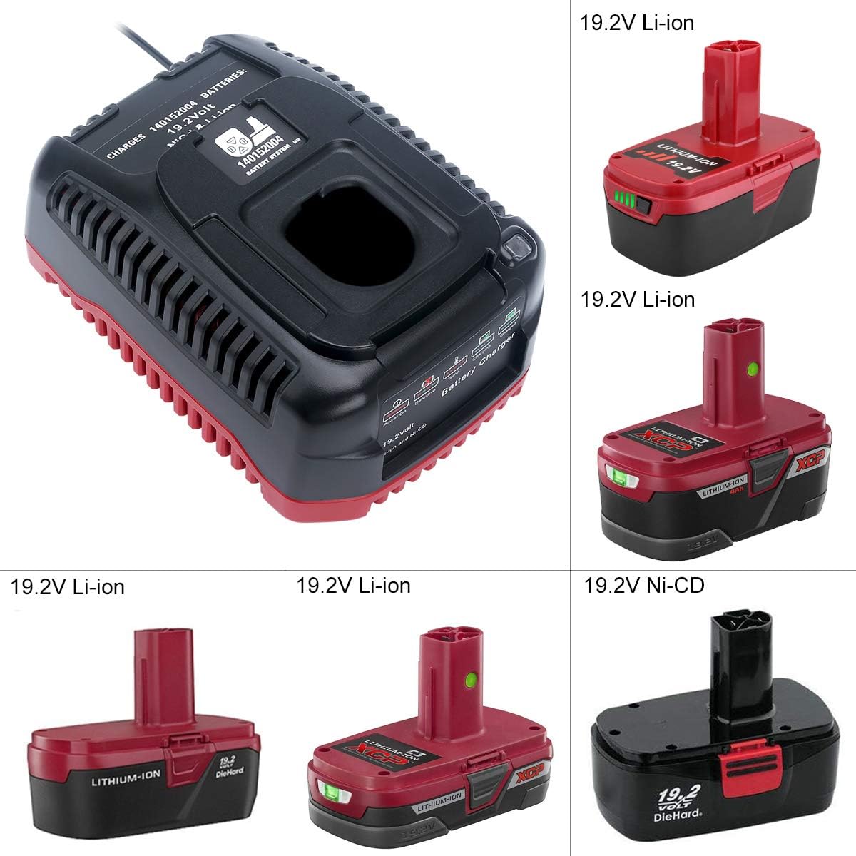 19.2V C3 Charger Replacement for Lithium-ion & Ni-cad Battery Charger V361515
