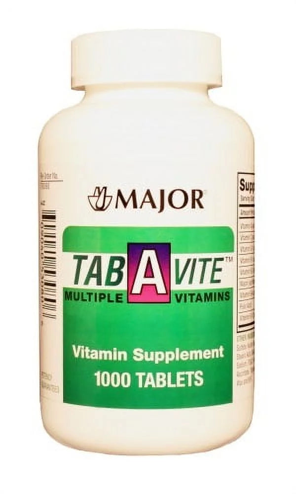 Multiple Vitamins Tablets 60 mg Red 1000 Tablets D9106