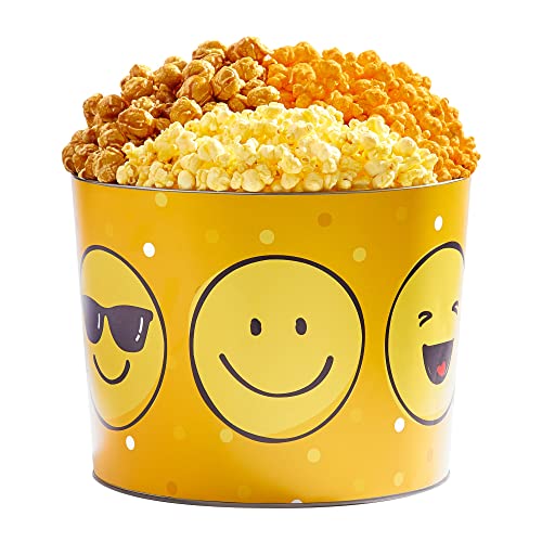 3.5 Gallons Popcorn Gift Tin (Robust Cheddar, Butter, Caramel) J5965